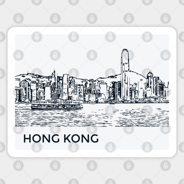 Hong Kong Magnet by Lakeric